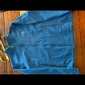 Northface Soft Shell Jacket in Medium Blue